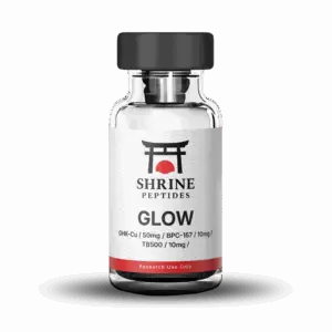 GLOW Blend () 65mg research peptide vial - GLOW Blend () peptide for laboratory research - Shrine Peptides