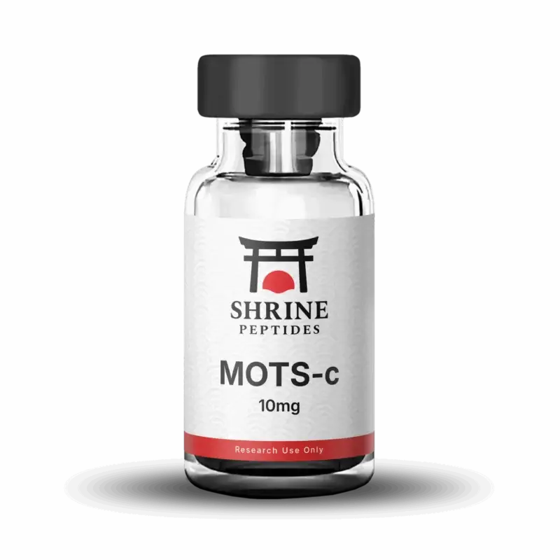 MOTS c () 10mg research peptide vial - MOTS c () peptide for laboratory research - Shrine Peptides